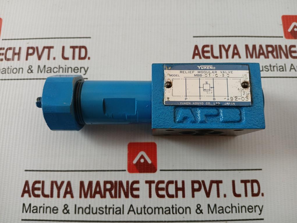 Brand In Yuken Kogyo Relief Modular Valve Mbb-01-C-30
