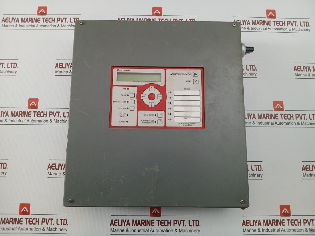 Brand Polon-Alfa Fire Alarm Control Panel Part Number Ignis 2040  230v