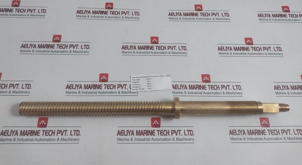 Brass Heavy Duty Double End Threaded Stud 620mm (Shoulder Type) Condition In New