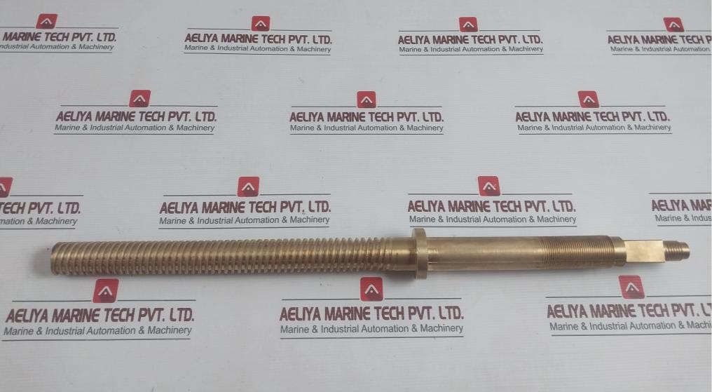 Brass Heavy Duty Double End Threaded Stud 620mm (Shoulder Type) Condition In New