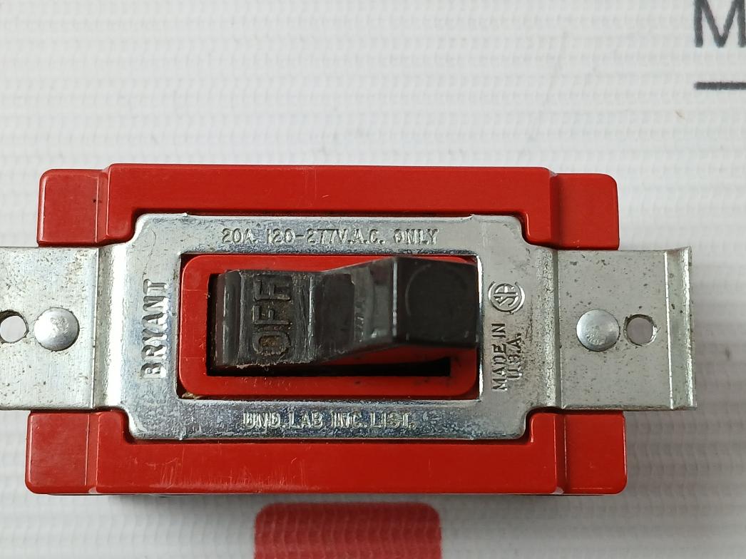 Bryant 20A 120-277V.A.C Toggle SwitchÂ 