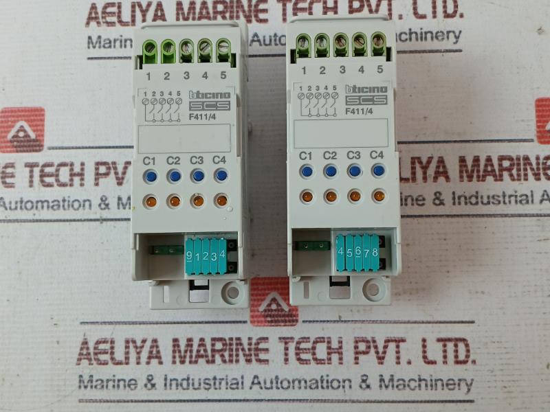 Bticino F411/4 Independent Relay Actuator 110÷230V~ 2A 09W03