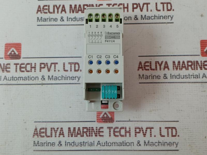 Bticino F411/4 Independent Relay Actuator 110÷230V~ 2A 09W03