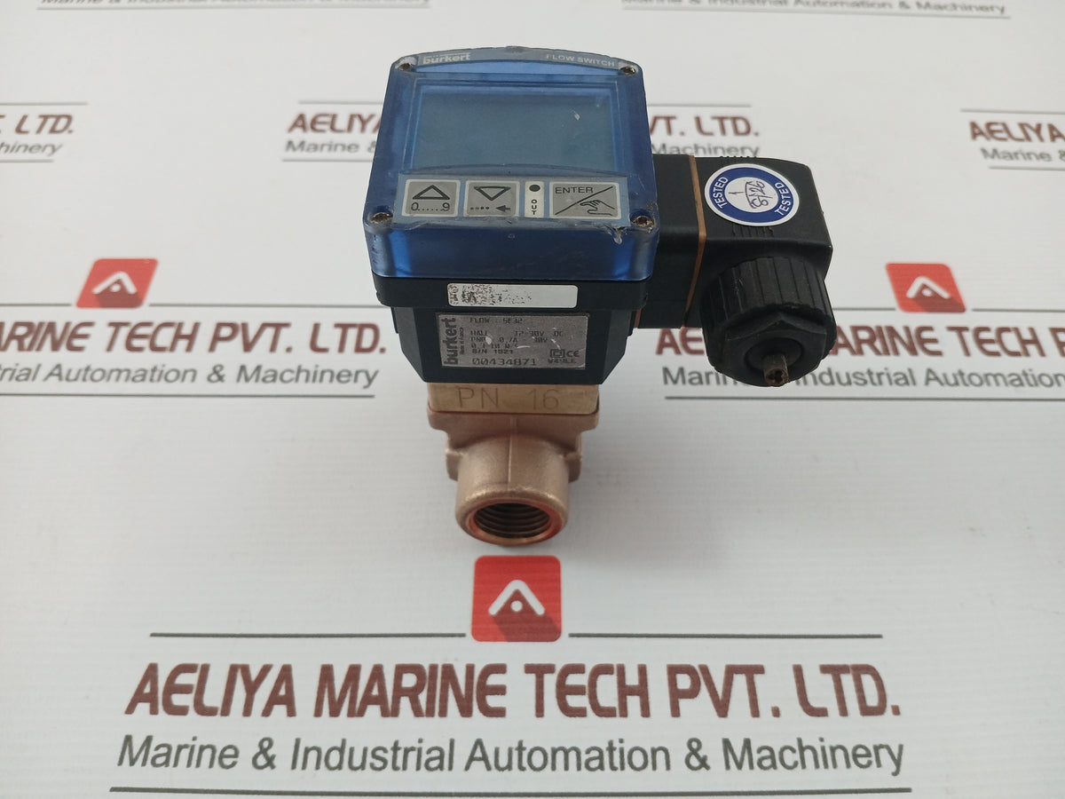 Burkert Syst 5030 Flow Switch 30V Dc