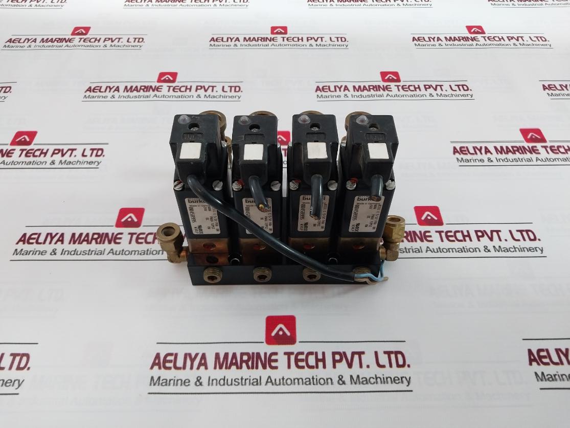 Burkert 0331 C 5/32 Fkm Br Solenoid Valve Assembly W34Lp 72Psi 24Vdc 8W