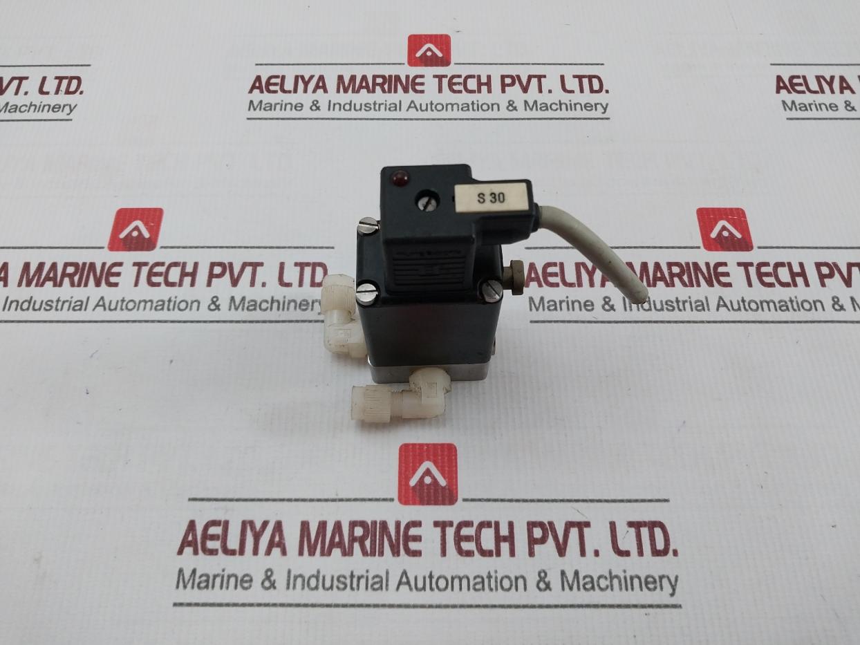 Burkert 330-f-3, 0-f-va Solenoid Valve 24 Vdc 8W 6Bar