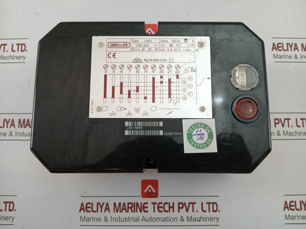 Burner Control by Landis & Gyr Part No: Lae1 220-240 V