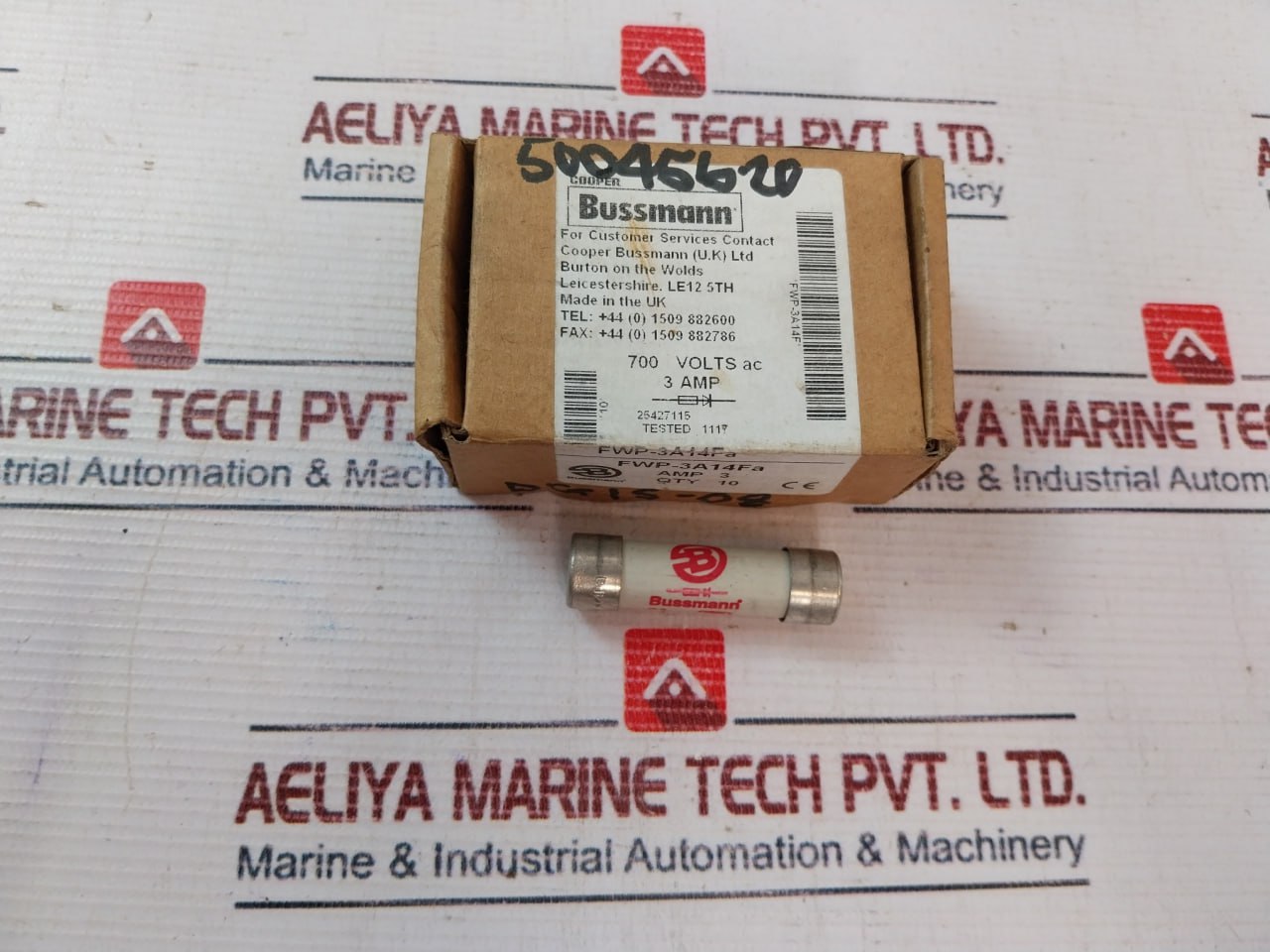 Bussmann Fwp-3A14Fa Fuse 3Amp 700V