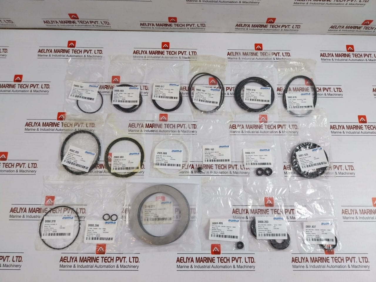 By Auma Z110.277 Seal & O-Ring Repair Kit In New Condition