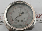 By Daito Bt Pressure Gauge -30 To 300 In Hg Psi/-76 To 20 Cm Hg Kgf/Cm2 In Used