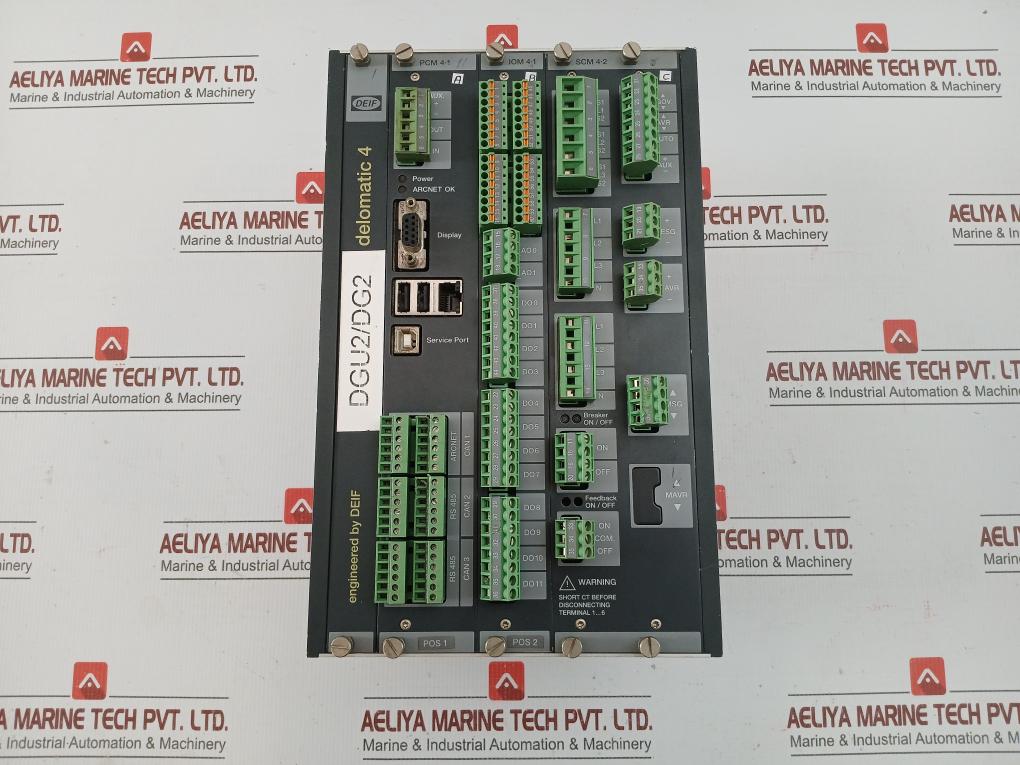 By Deif  Dgu 0002 Delomatic 424Vdc Generator Control System 50/60Hz