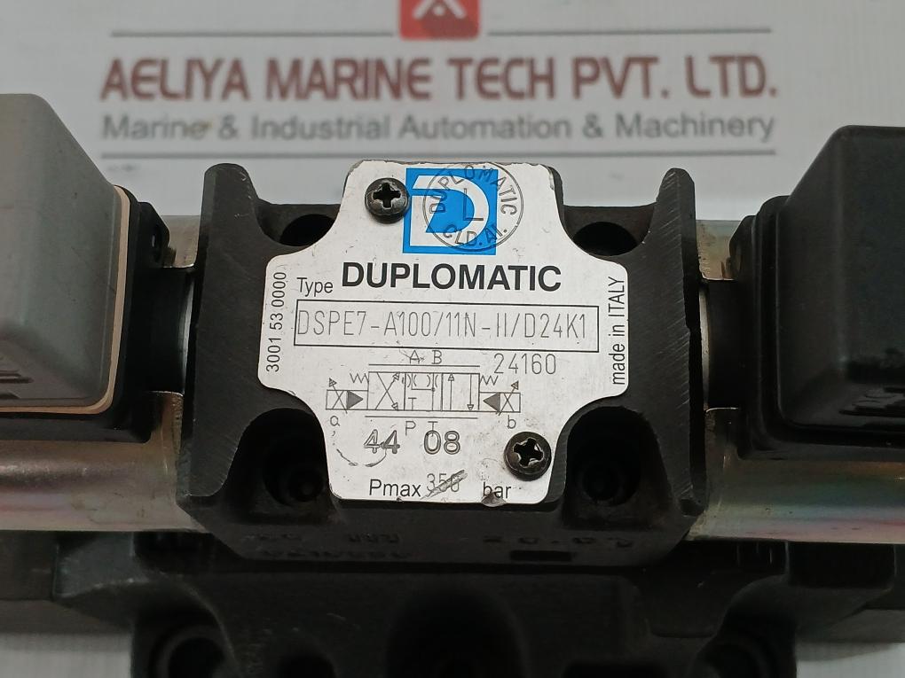 By Duplomatic Dspe7-A100/11n-Ii/D24k1 350 Bar Directional Pilot Operated Valve
