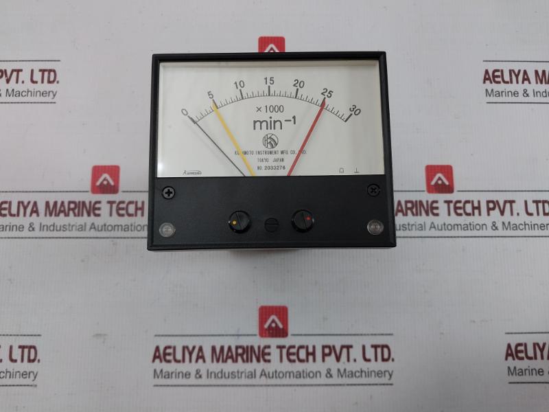 By Kuramoto Instrument Rlm-120 Analog Tachometer Dc24v