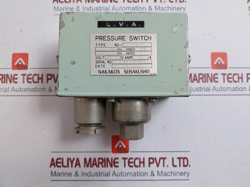 By Nakakita Seisakusho Ns-9-3 Pressure Switch 44kpa Ac110v 5a