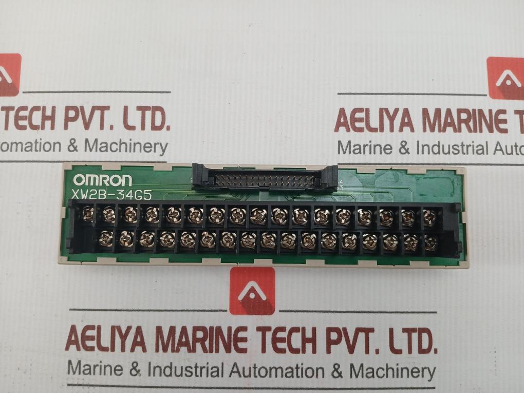 By Omron Connector Terminal Block Conversion Unit Part Number Xw2b-34g5