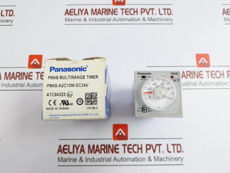 By Panasonic Pm4s Multi-Range Timer 24v