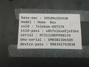 By Sagemcom Home Box Wireless Router With Adapter F@St 5670v2, 12vdc