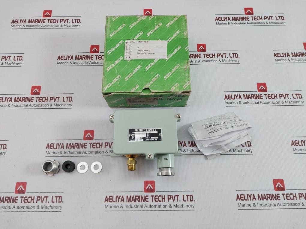 By Saginomiya Part No. Ans-C106wkq Pressure Control Switch