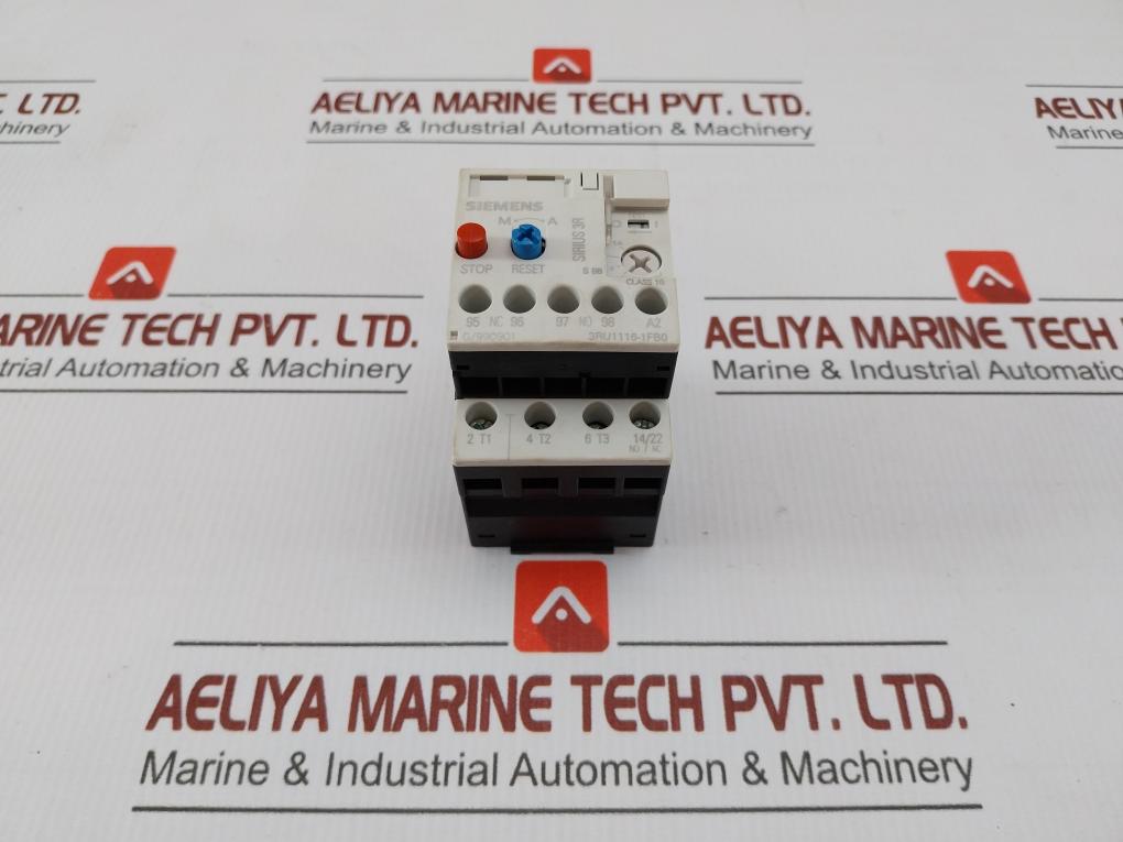 By Siemens 3ru1116-1fb0 Overload Relay Motor Protection 600vac