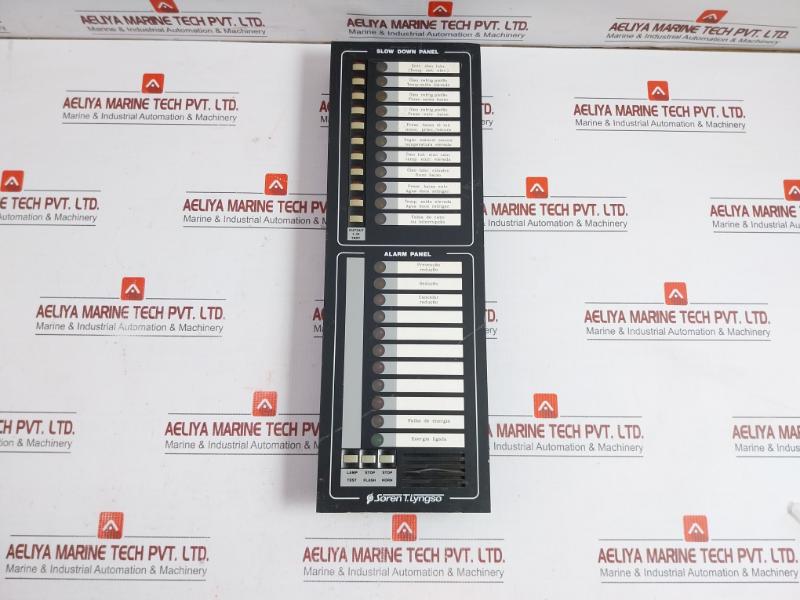 By Soren T. Lyngso 900366210 V01 Slow Down Alarm Panel