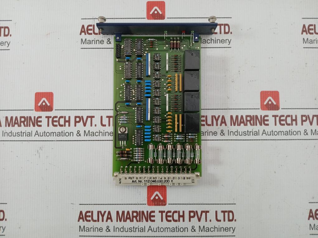 By Sulzer 112.046.030.200 E 10v Engine Control Position Pcb Module