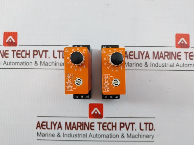 By Syrelec 250v 10a, Bar 24v Ac Dc Time Delay Relay - Used
