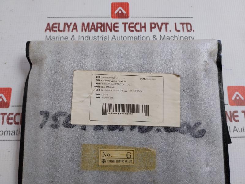By Terasaki Electric Eih-222 Speed Matcher Card Module