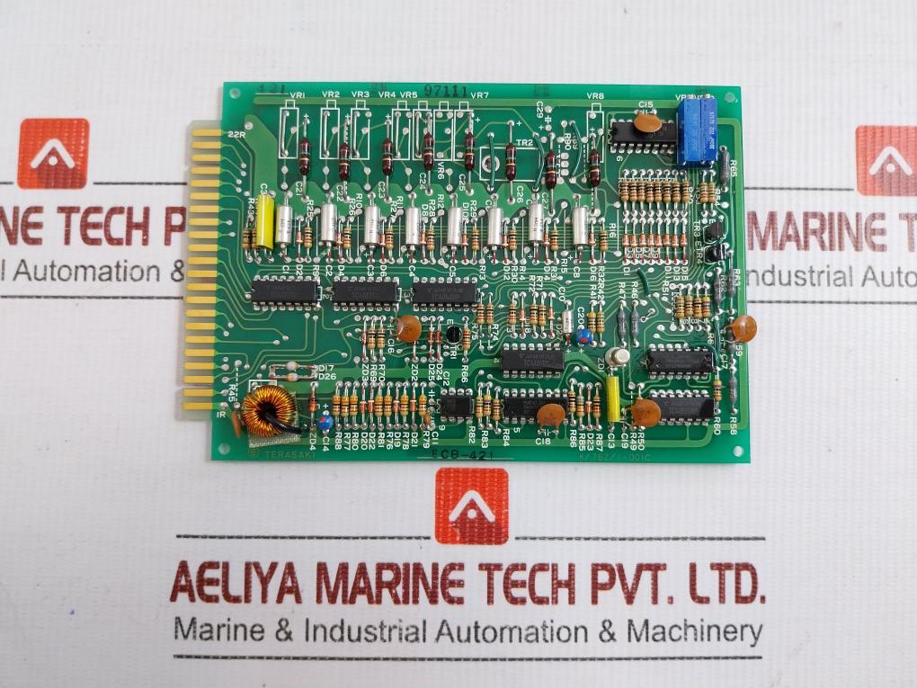By Terasaki  Industrial Printed Circuit Board Ecb-421 - Used