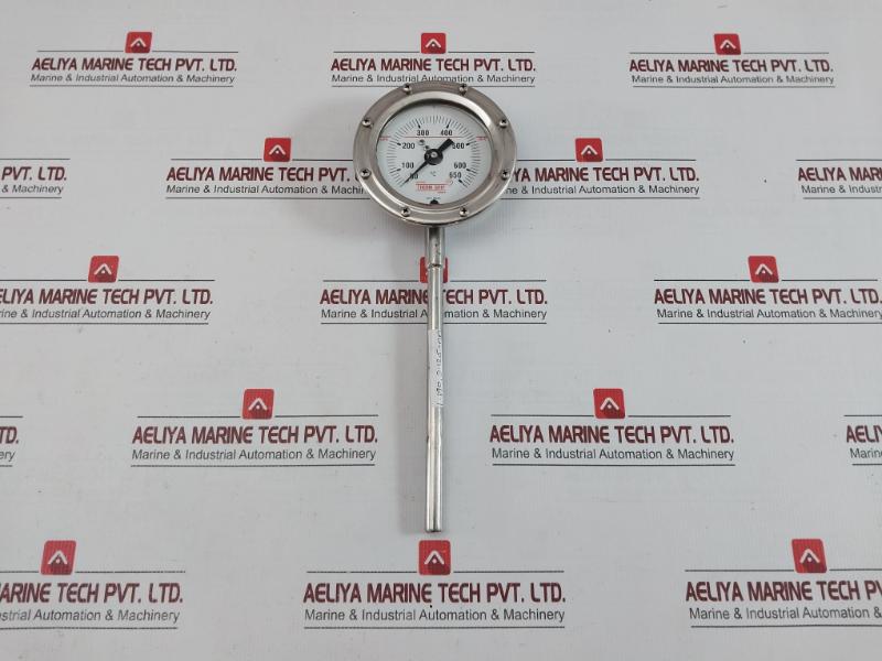 By Therm Ship L-190, D-12.5= Mm Temperature Gauge 50-650˚C