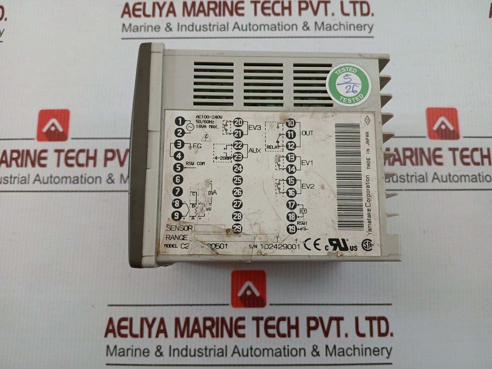 By Yamatake Sdc21 Digital Temperature Controller 100-240vac Yamatake
