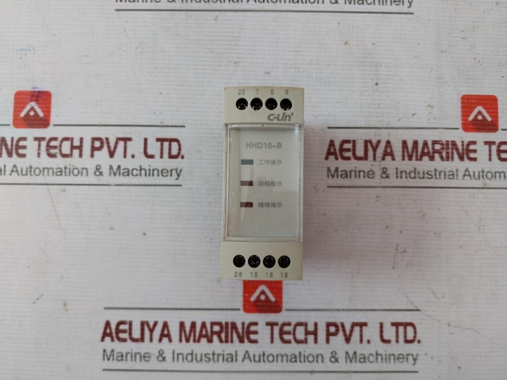 C-Lin Hhd10-B Phase Sequence Protection Relay Three-Phase Ac380v 3a Ac250v