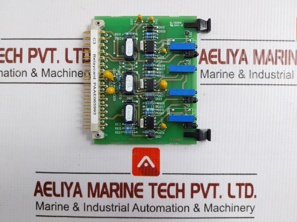 C3 Relay Card Control Pcb Module Wartsila Ppl 81813-1 In 94v-0