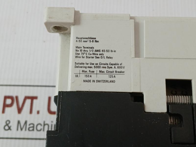 Ca3-60-N-11 Power Contactor 230v 50/60hz Brand Sprecher+Schuh