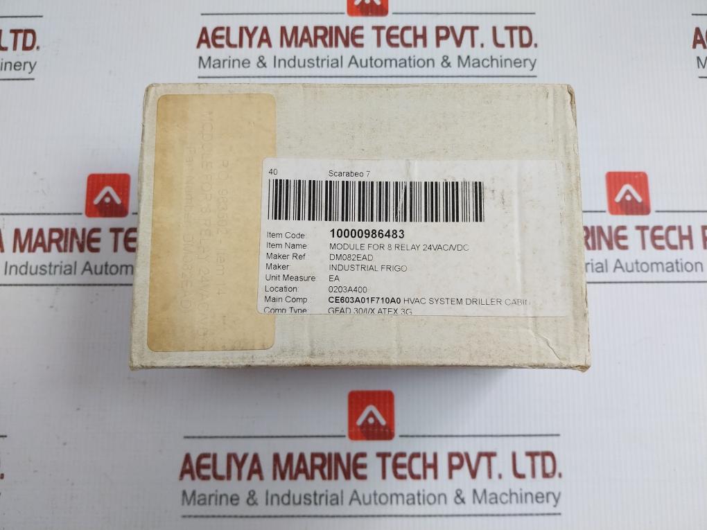 Xr082ead 8-Channel By Cabur Relay Module 24vac/Vdc