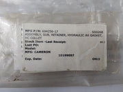 Cameron 694256-17 Hydraulic Ax Gasket Retainer Assembly 649210-02 Rev 01