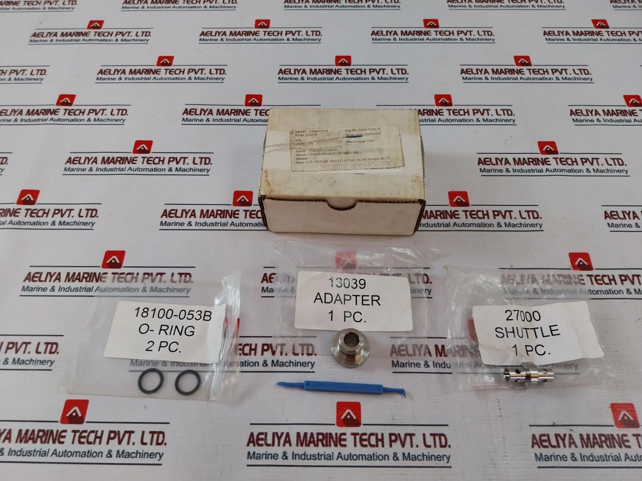 Cameron 2762332-03-08-99 Shuttle O-ring Valve Repair Kit Hp Mark Iii 5K