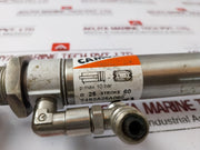 Camozzi 24S2A25A060 S09 Double Acting Magnetic Pneumatic Cylinder Max Pressure.10 Bar 