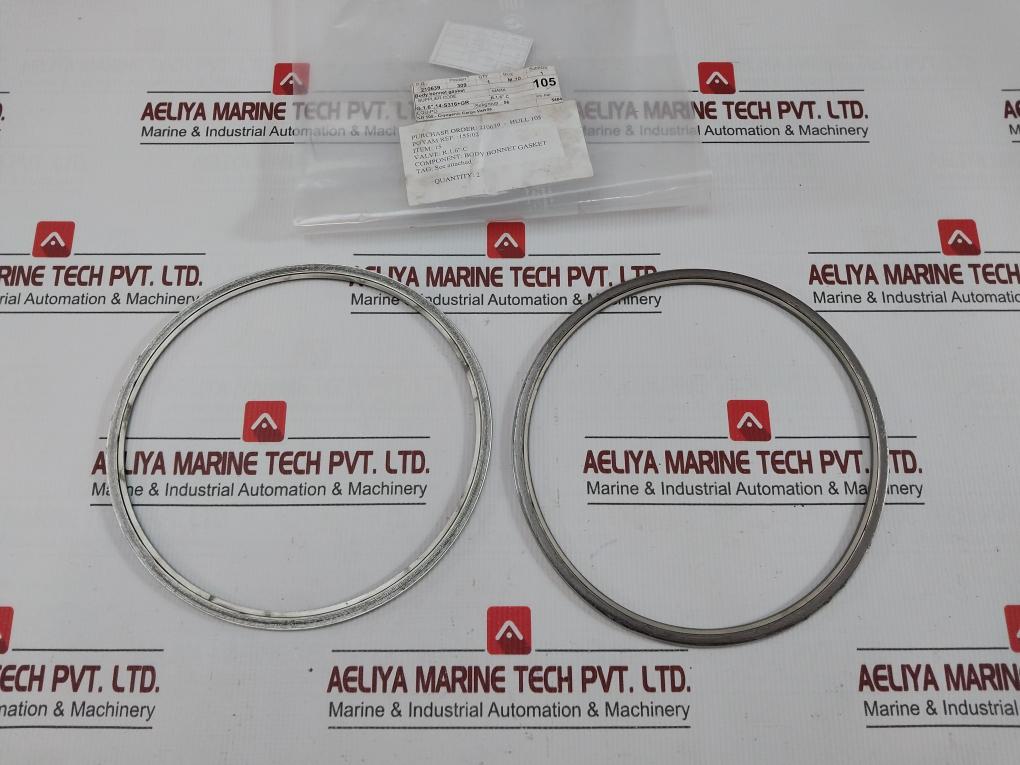 Cargo Valve Poyam Body Bonnet Gasket For Cryogenic In Used 70 Gm