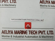 Cat6 24 Port Unshielded Coupler Patch Panel 1Ru