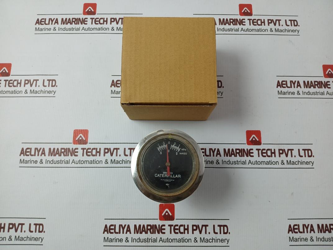 Caterpillar 289-9985 Beryllium Copper Diaphragm Brass Socket Pressure Gauge