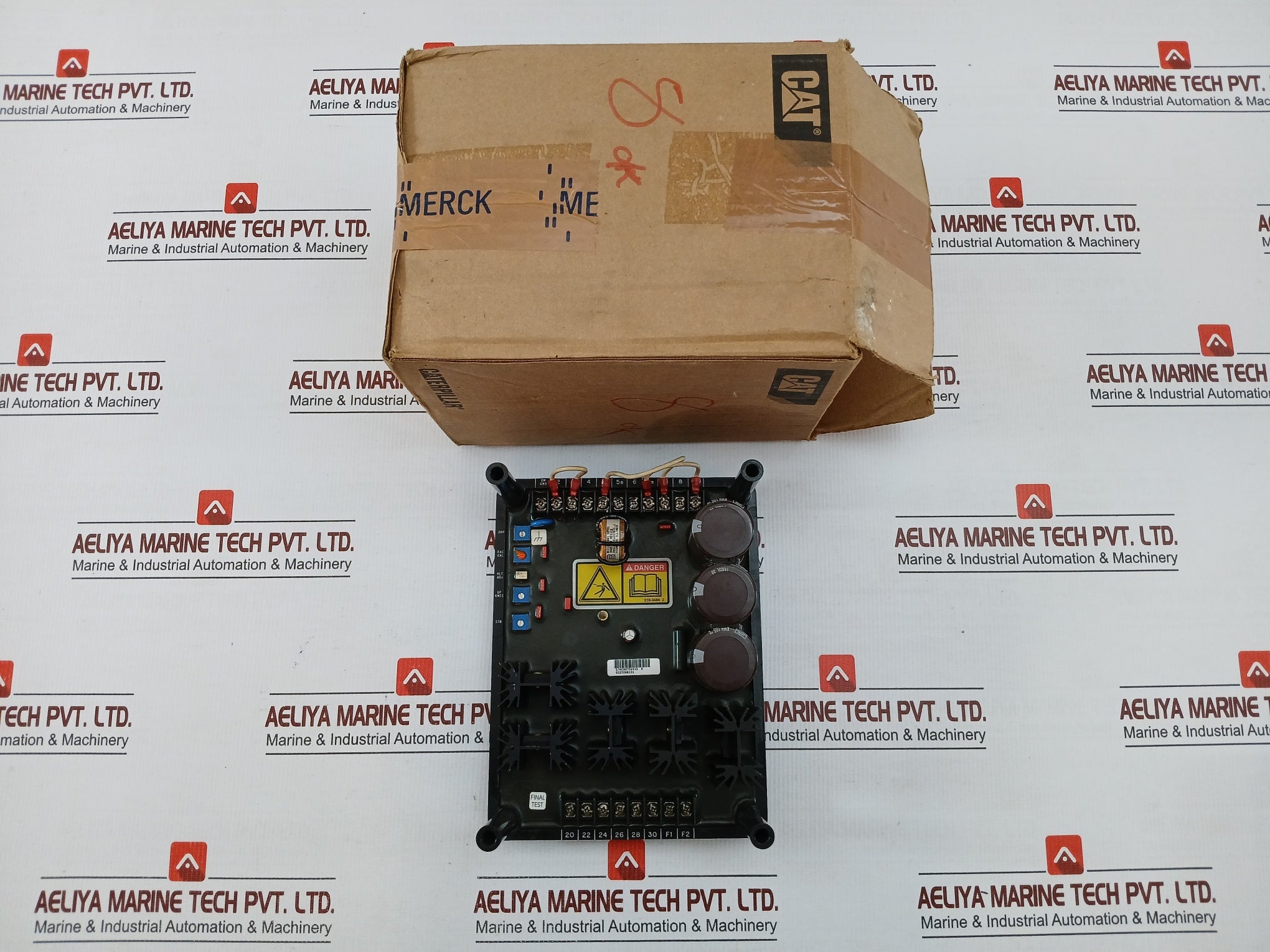 Caterpillar Automatic Voltage Regulator 180-280 Vac 50/60 Hz 1 Or 3 Phase Vr6 Used Condition