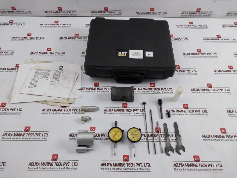 Caterpillar Cat 9u5132 Complete Measuring Dial Indicator Tool Set 0–25 Mm&nbsp;
