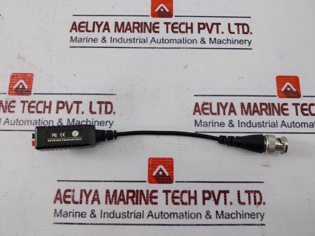Cctv Via Twisted Pairs Video Balun Transceiver Transmitter For Cctv Security Cable Pair