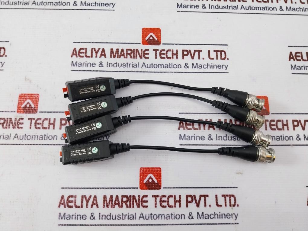 Cctv Via Twisted Pairs Video Balun Transceiver Transmitter For Cctv Security Cable Pair