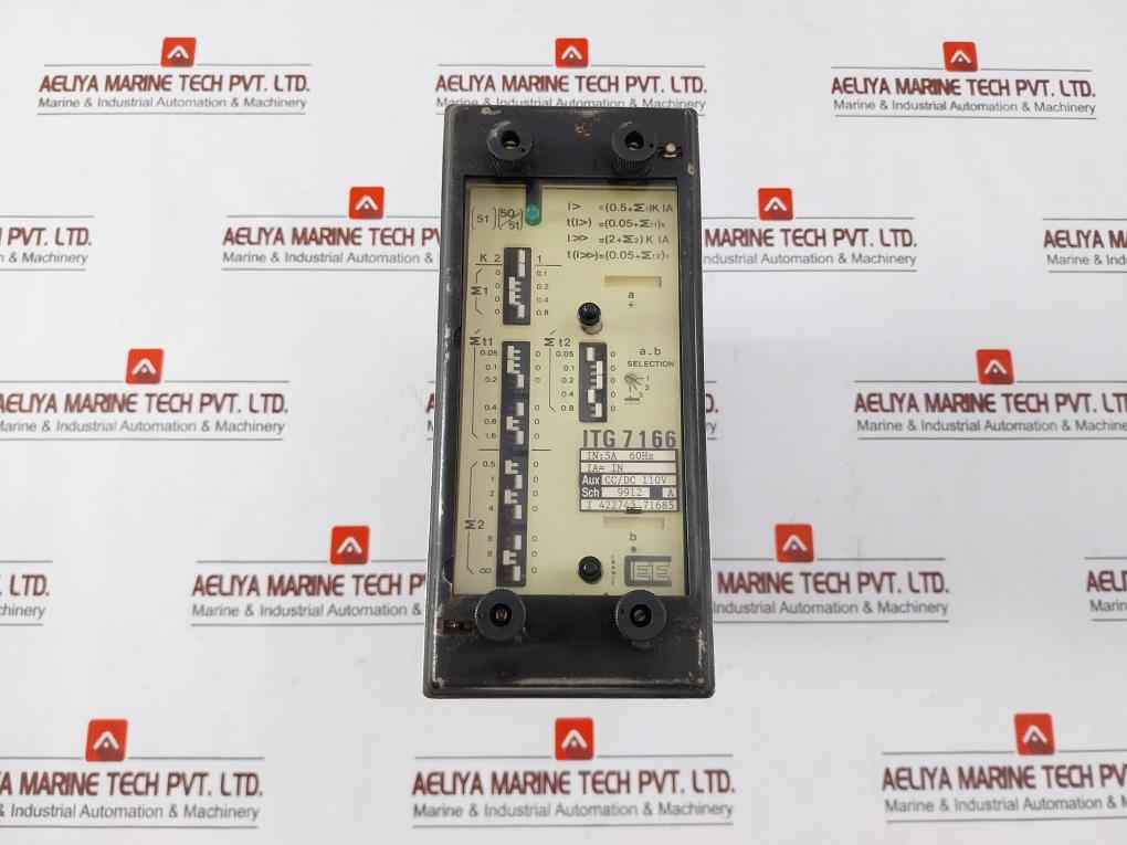 Cee Itg 7166 Phase & Earth Overcurrent Relay 5A 60Hz 876423 Aux Cc/Dc 110V