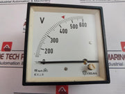 Celsa Voltmeter 0-600V Used