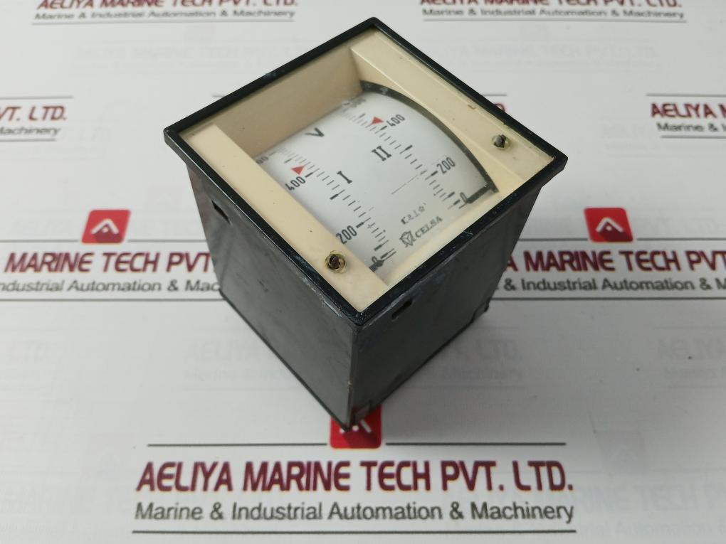 Celsa 1 0175 014 4101 Analog Voltage Meter I/II 0 To 600 V