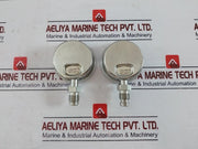 Centrotherm 316L Grade A Tube And Connection Pressure Gauge -1 To 3 Bar