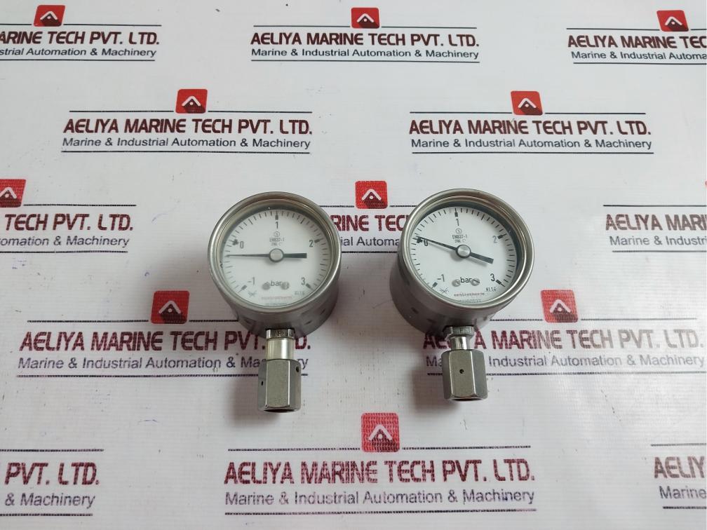 Centrotherm 316L Pressure Gauge -1 To 3 Bar Used