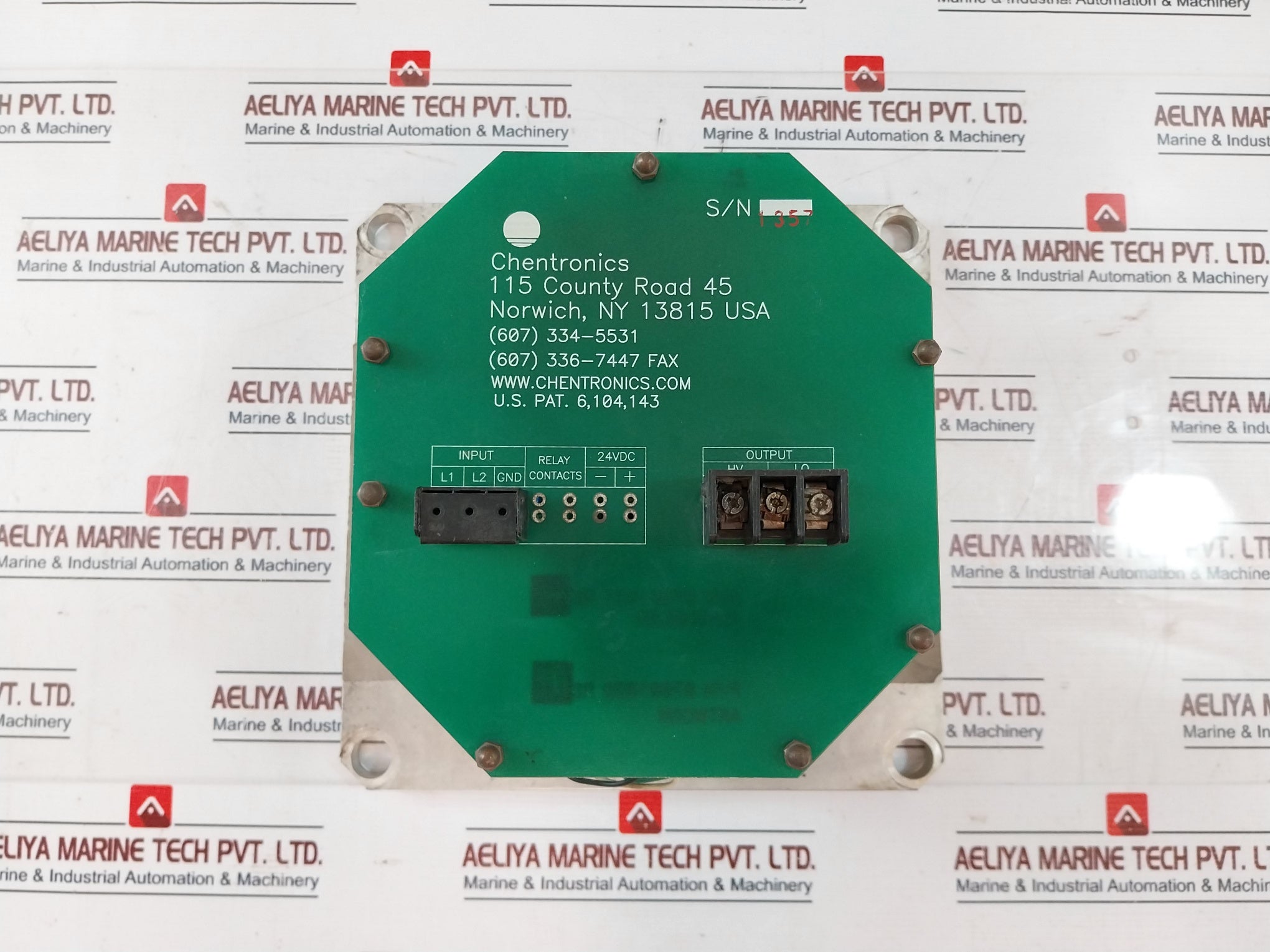 Chentronics 6,104,143 Flame Scanner 